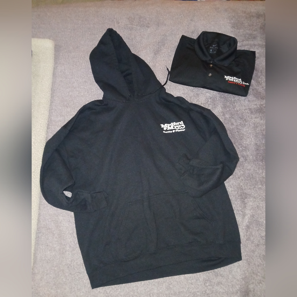 Medford & Meyers Brand NEW Hoodie And Nike Polo